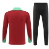 Portugal Sweat d'Entraînement Quarter-Zip 2024-25 Rouge Pour Enfant